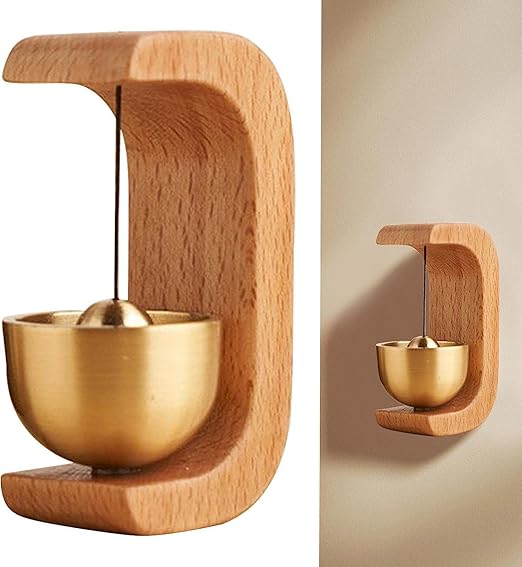 Wooden Magnetic Doorbell Wind Chime
