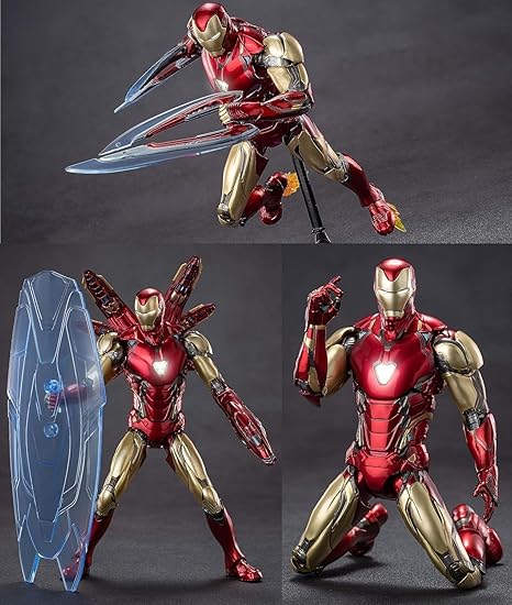 Marvel Studios Avengers Endgame : The Infinity Saga 1:10 Scale Iron Man Mark MK85 Figure by ZD Toys (Size-7 Inch)