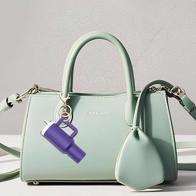 Mini Sipper 3D Keychain With Bagcharm and Strap (Select From Drop Down Menu)