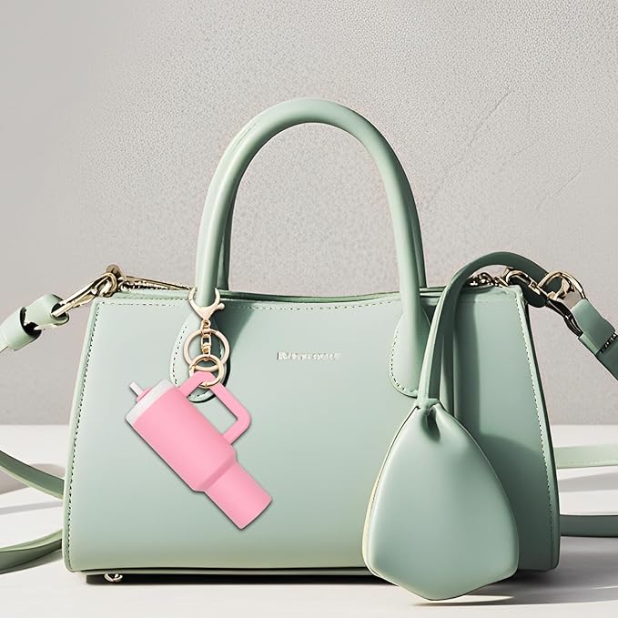 Mini Sipper 3D Keychain With Bagcharm and Strap (Select From Drop Down Menu)