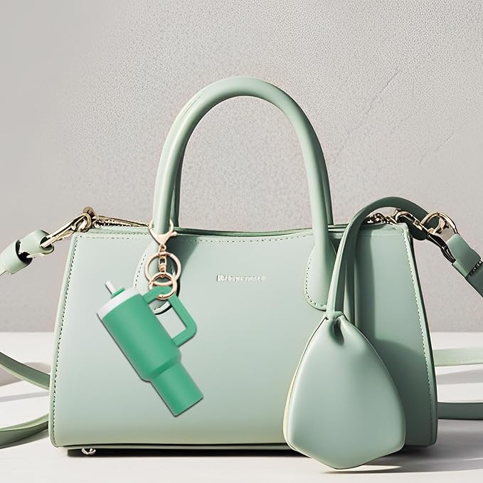 Mini Sipper 3D Keychain With Bagcharm and Strap (Select From Drop Down Menu)