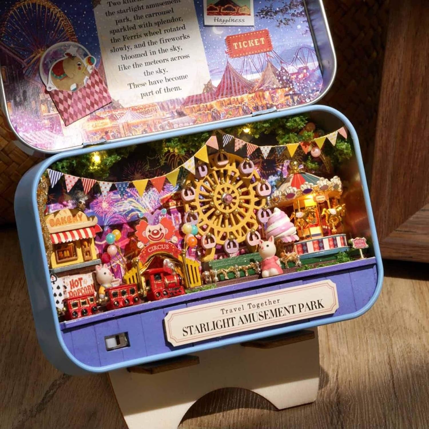DIY Box Theatre - Starlight Amusement Park Dollhouse Miniature Kit