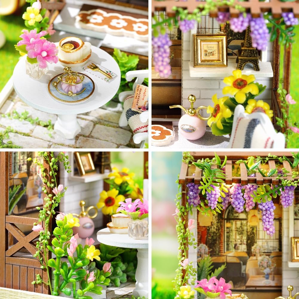 Cuteroom Diy Dollhouse - Corner of Happiness Series Miniature Kit - Leisure Time