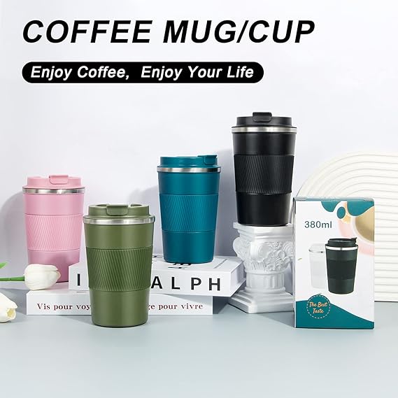 Personalised Travel Coffee Mug - Select From Drop Down Menu (No Cod Allowed On This Product) - Prepaid Order Only
