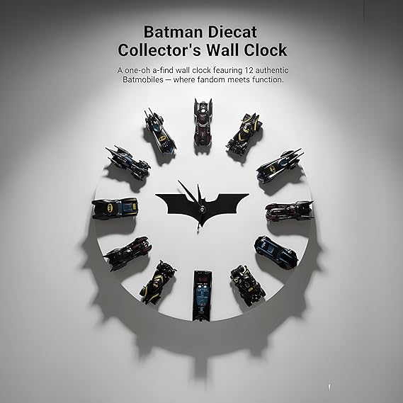 Batmobile 3D Wall Clock - No COD Allowed On This Product - Prepaid Orders Only