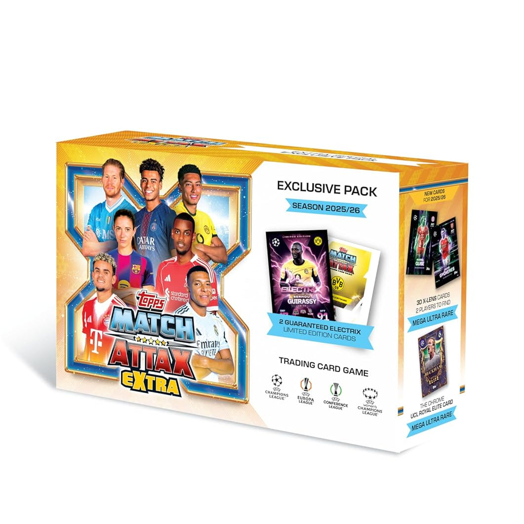 Topps Match Attax - 2025 / 26 Extra (Exclusive Pack) Trading Card Games (No Cash On Delivery Allowed On This Product) - Prepaid Orders Only