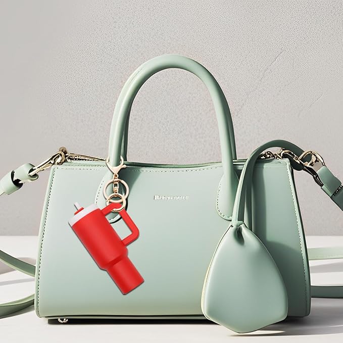Mini Sipper 3D Keychain With Bagcharm and Strap (Select From Drop Down Menu)