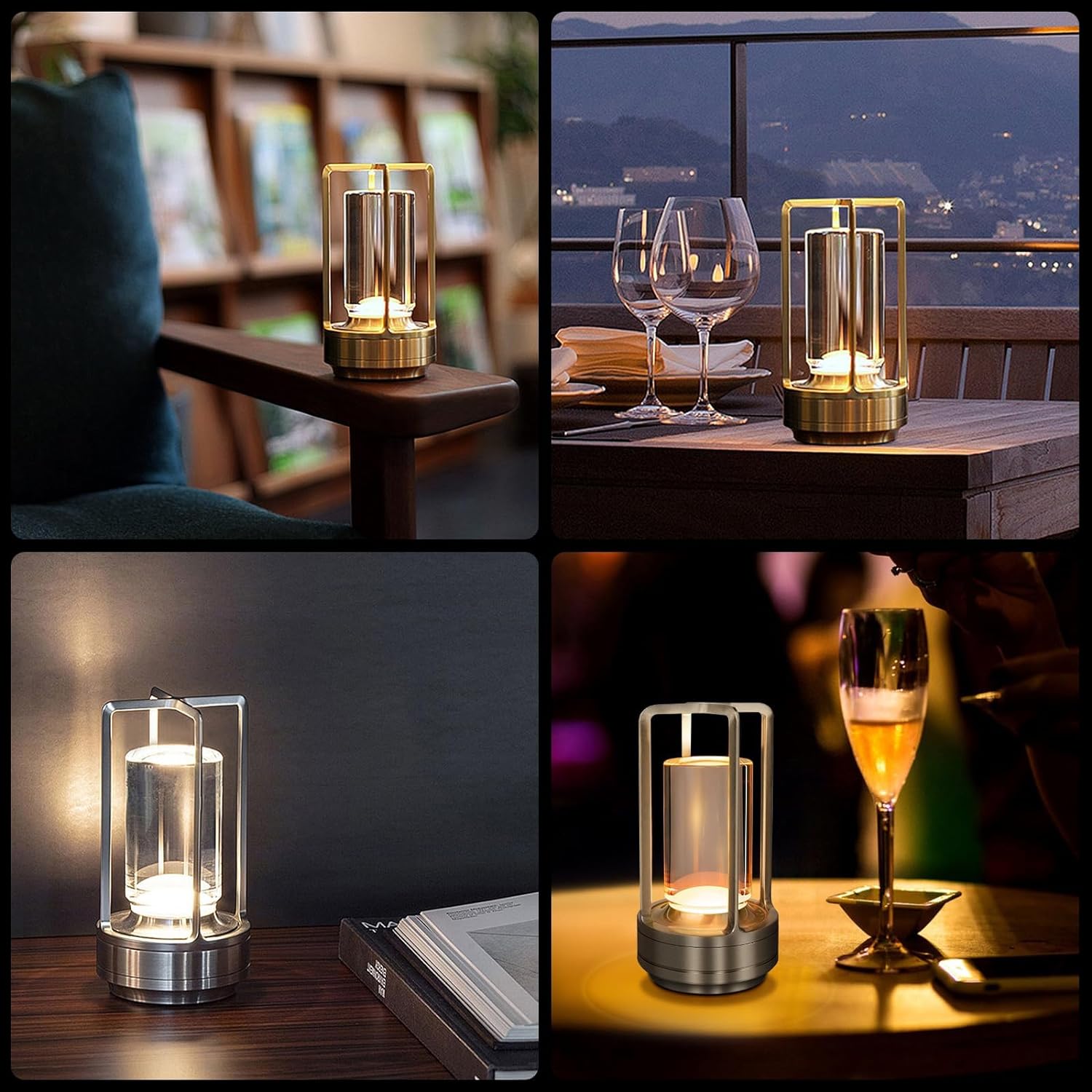 Touch Control Crystal Lamp - USB Chargeable