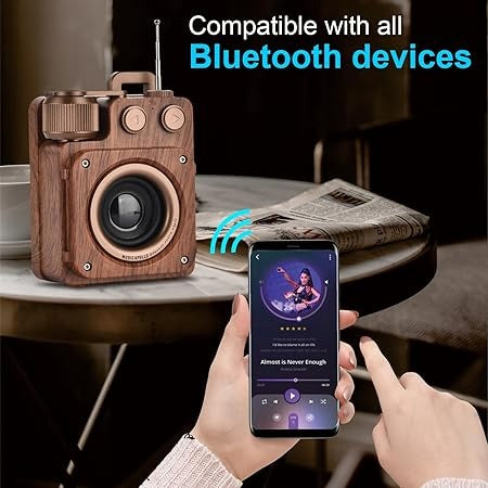 Music Apollo A16 Retro Wireless Bluetooth Speaker