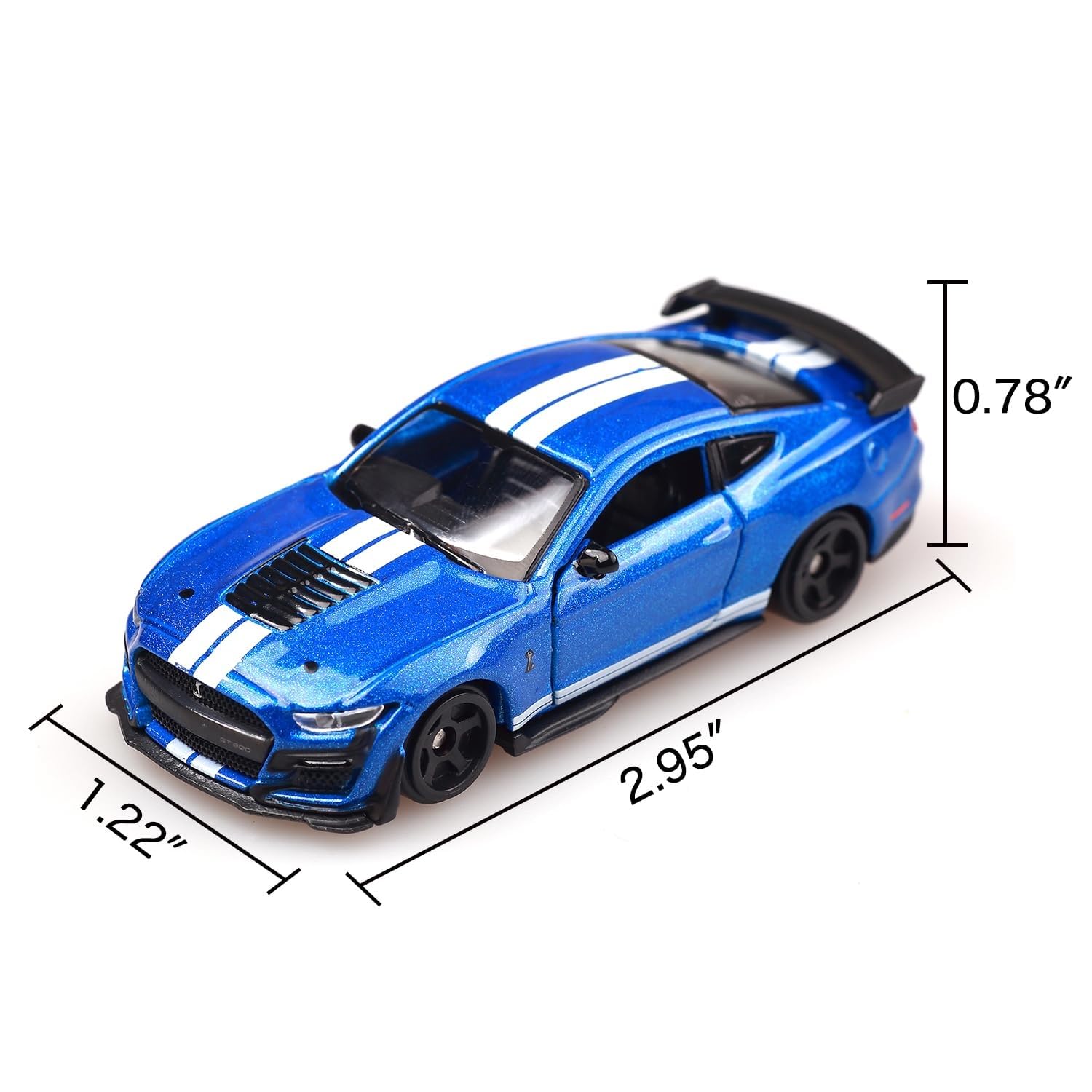 Official Bburago 2020 Mustang Shelby GT500 - 1 : 64 Diecast Scale Model - Box Bent Car in Mint Condition