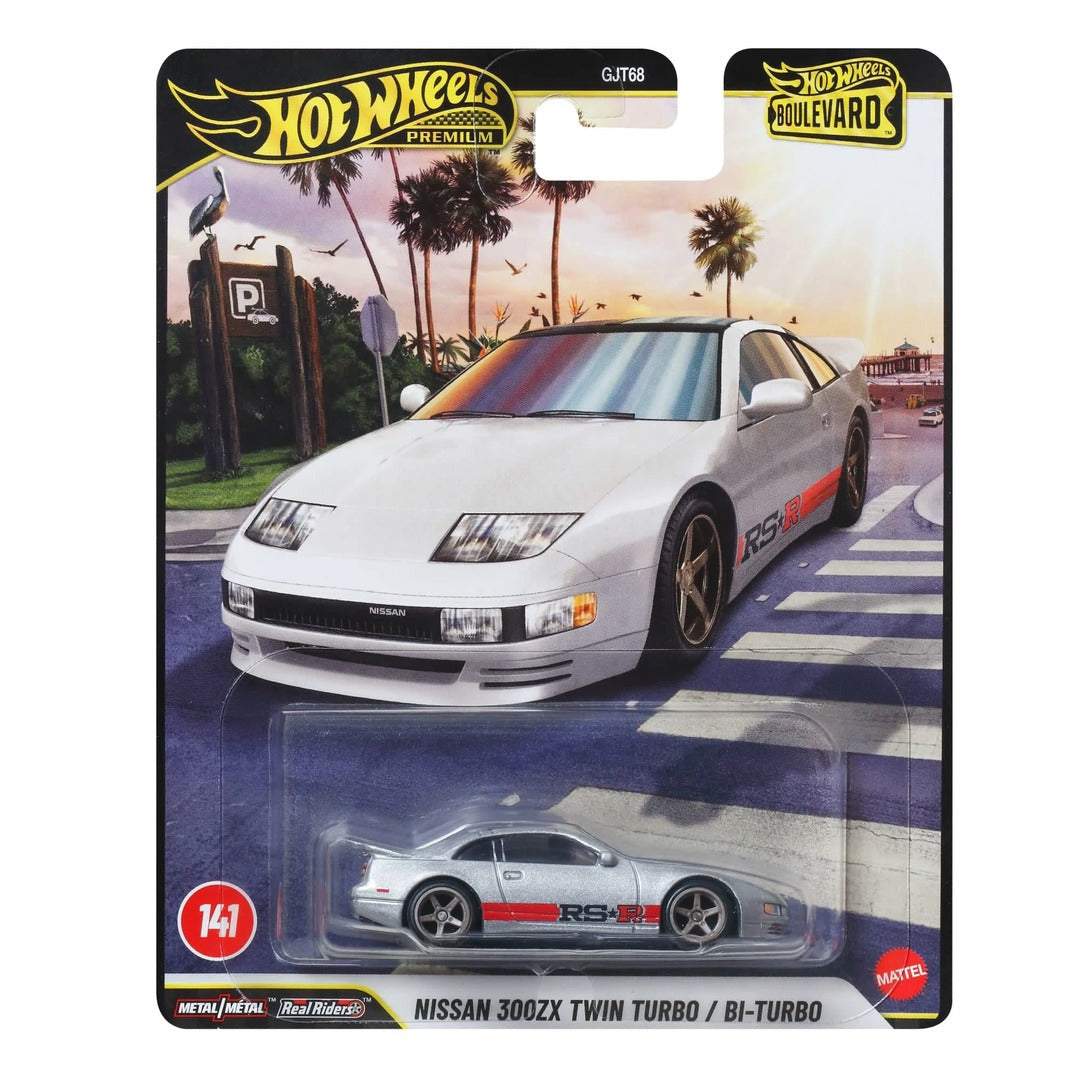 Hot Wheels Premium Imported Nissan 300ZX Twin Turbo / Bi-Turbo Boulevard 1:64 Diecast Model Car