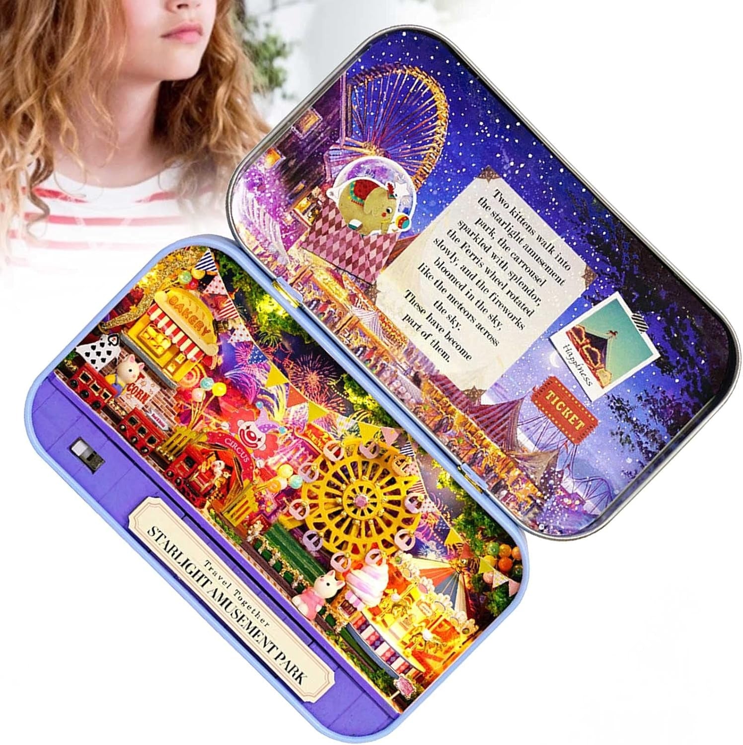 DIY Box Theatre - Starlight Amusement Park Dollhouse Miniature Kit