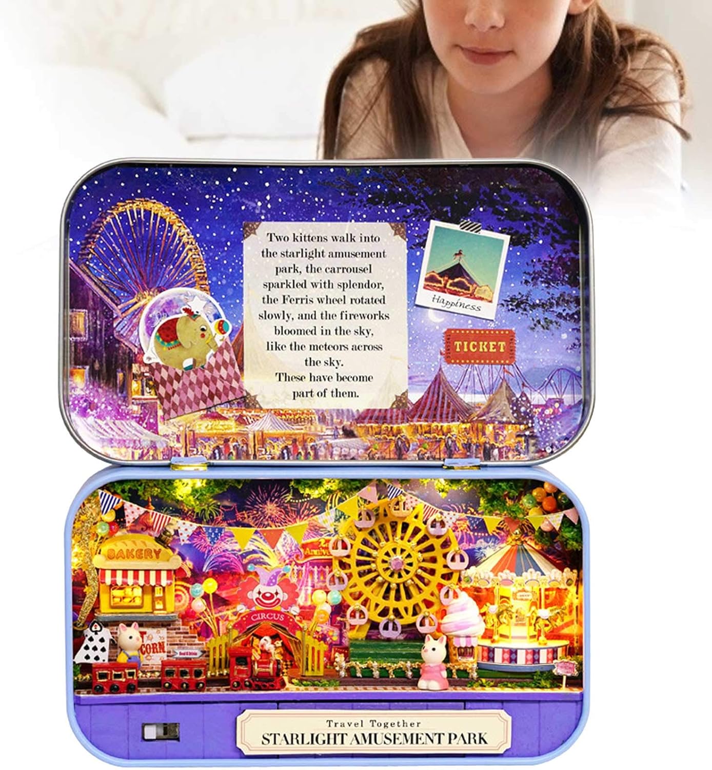 DIY Box Theatre - Starlight Amusement Park Dollhouse Miniature Kit