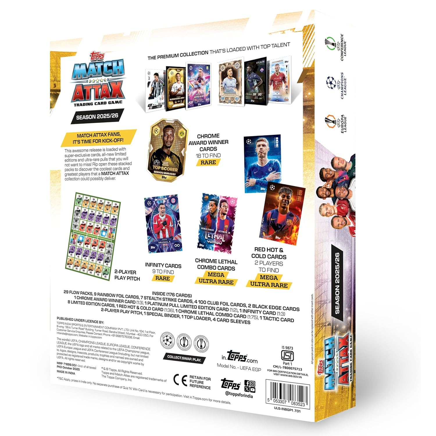 Topps UEFA Match Attax - 2025 / 26 Extra Exclusive Game Pack Trading Card Games (No Cash On Delivery Allowed On This Product) - Prepaid Orders Only