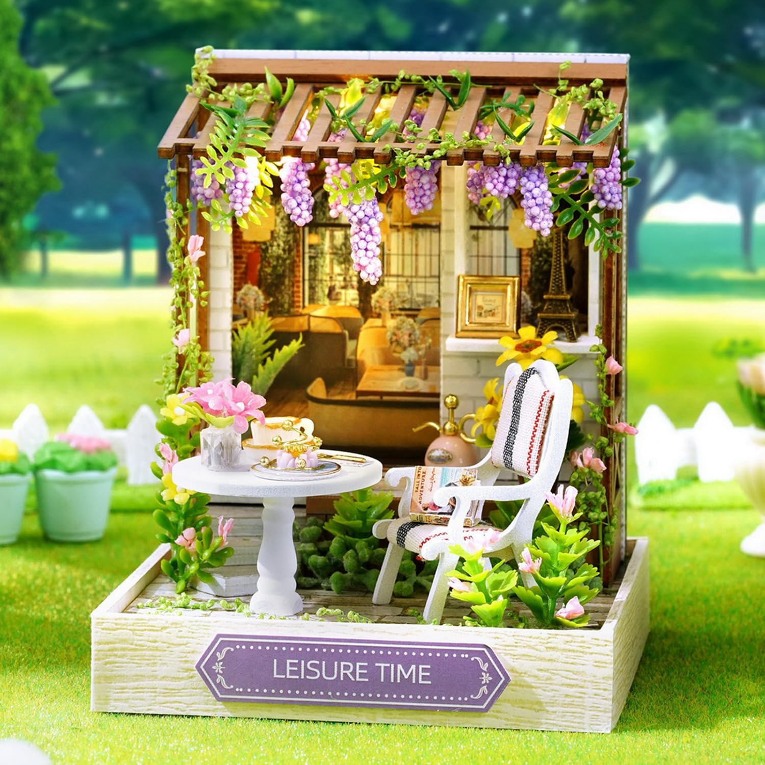 Cuteroom Diy Dollhouse - Corner of Happiness Series Miniature Kit - Leisure Time