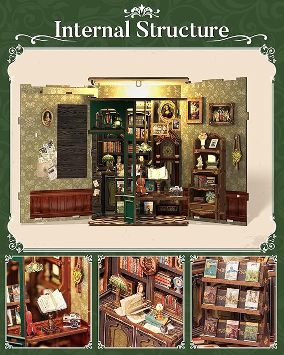 Book Nook Kit Do It yourself Miniature House Kit ( No Cash on Delivery on this Product )