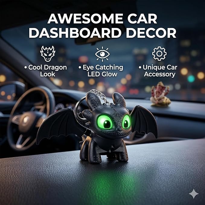 Cartoon Wing Moving Keychain With Lights