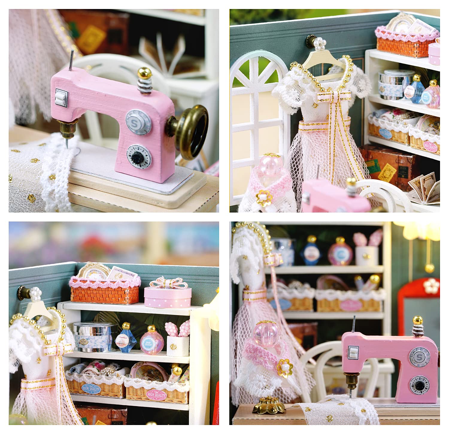 Cuteroom Diy Dollhouse - Corner of Happiness Series Miniature Kit - Beautific Atelier
