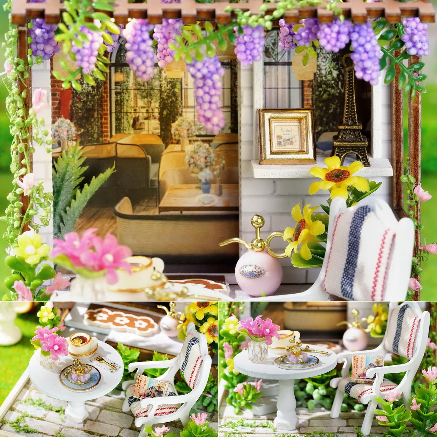 Cuteroom Diy Dollhouse - Corner of Happiness Series Miniature Kit - Leisure Time