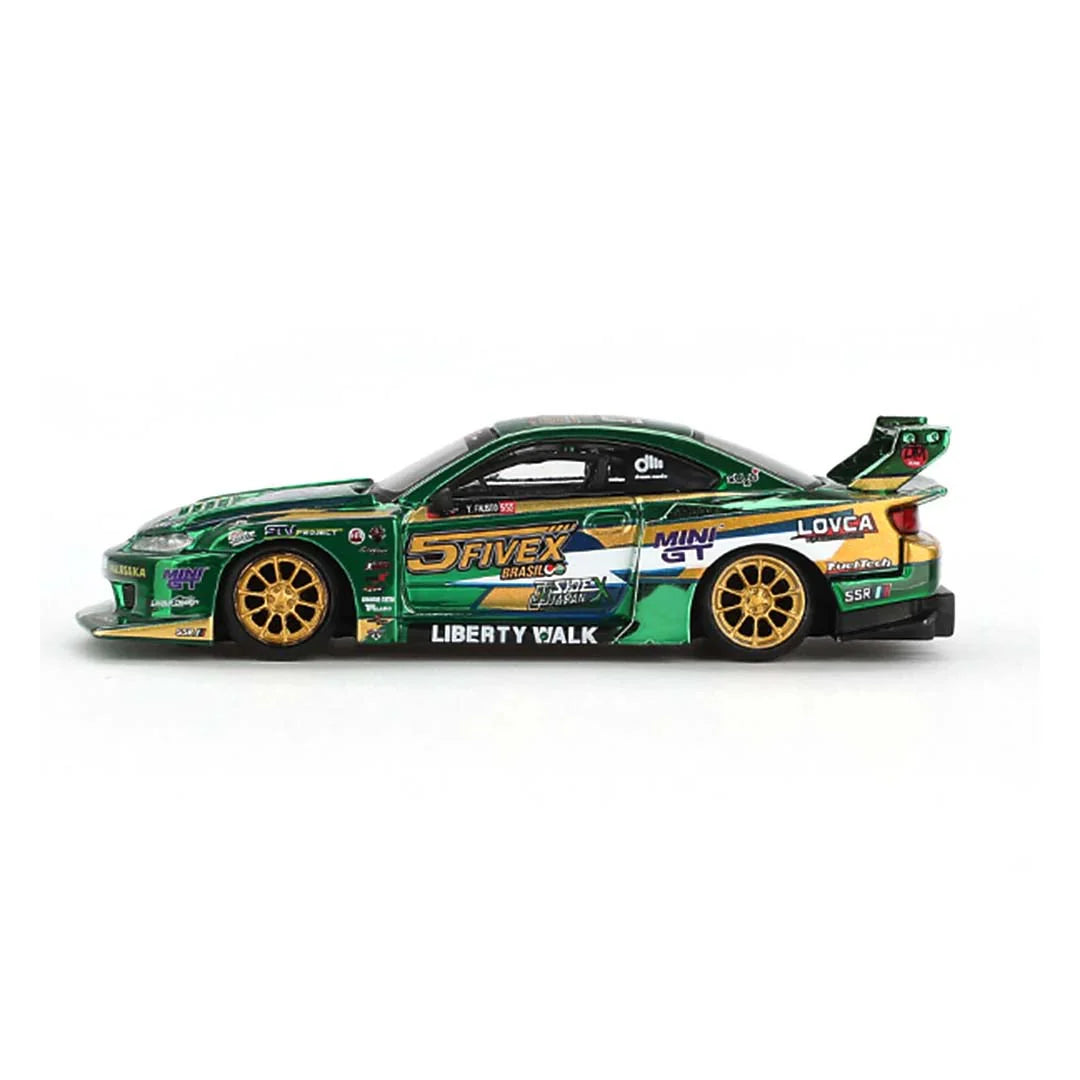 Mini GT Nissan Silvia (S 15)LB super silhouette LBWK 2024 Fausto Racing 858