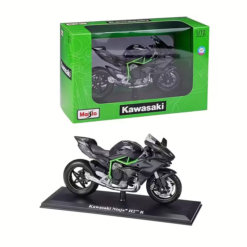Maisto - 1 : 12 Diecast Scale Model - Official Licensed Product - KAWASAKI NINJA H2R
