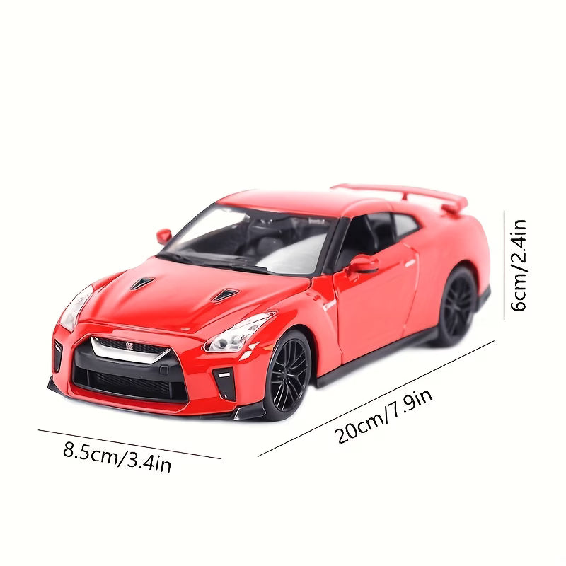 Bburago 2017 Nissan GT-R Red 1:24 Scale Diecast Model Car