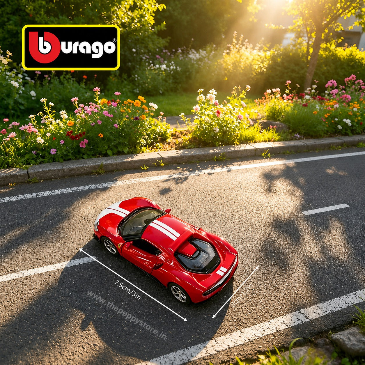 Bburago Ferrari 296 GTB Assetto Fiorano| Red Scale 1:64
