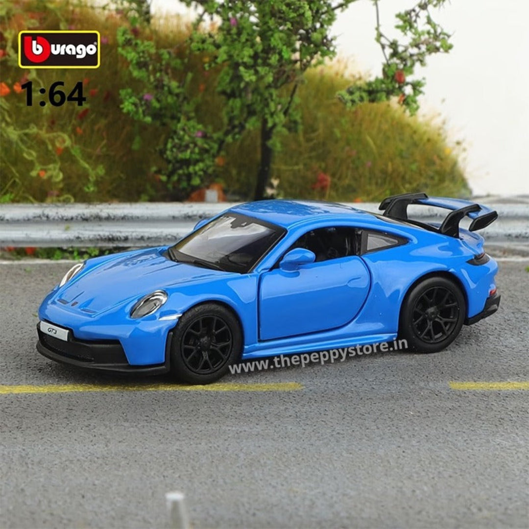 Bburago Porsche 911 GT3 Diecast Model Car | Blue