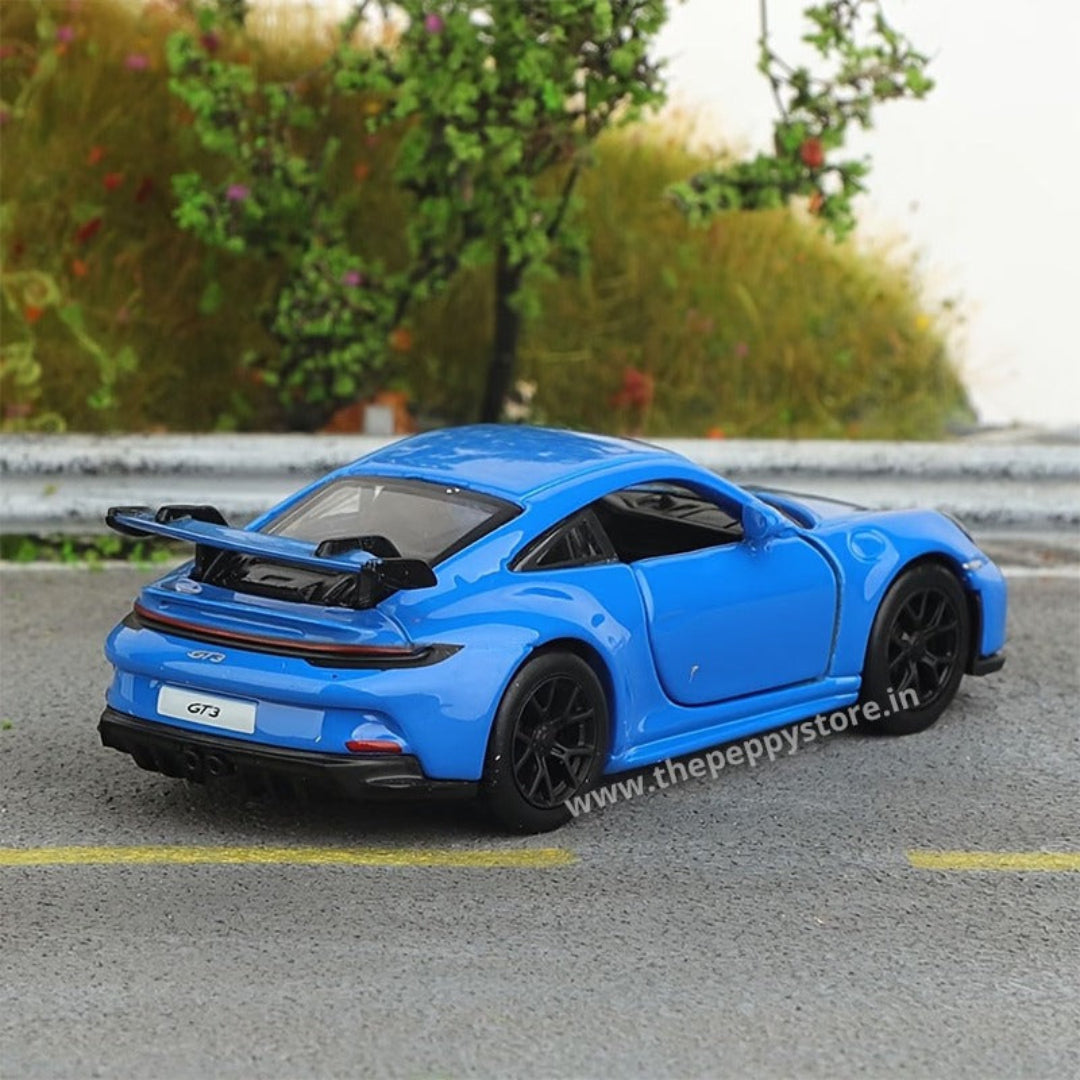 Bburago Porsche 911 GT3 Diecast Model Car | Blue