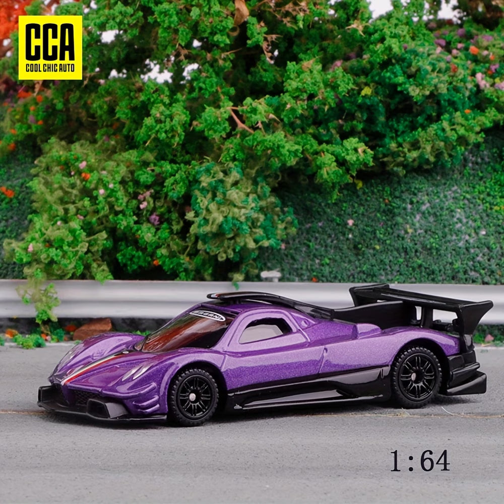 CCA 1:64 Scale Pagani Zonda Purple Die-Cast Model Car S12-01