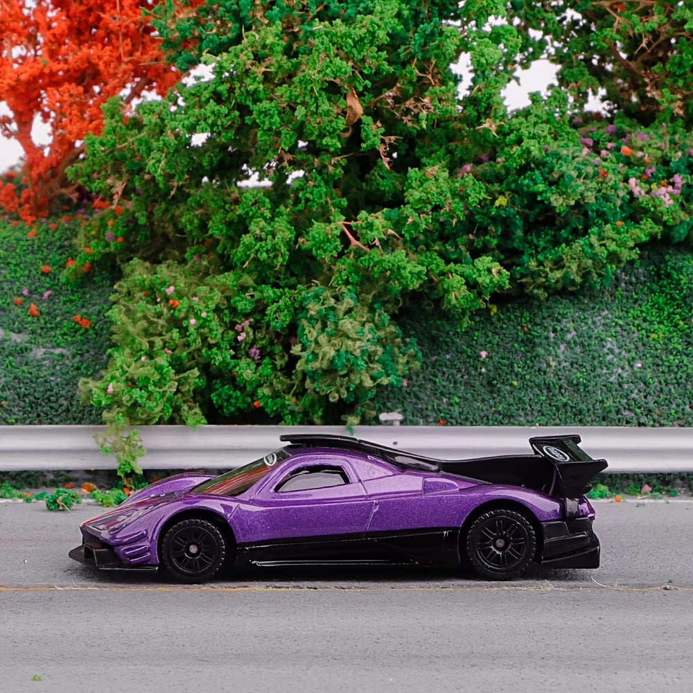 CCA 1:64 Scale Pagani Zonda Purple Die-Cast Model Car S12-01