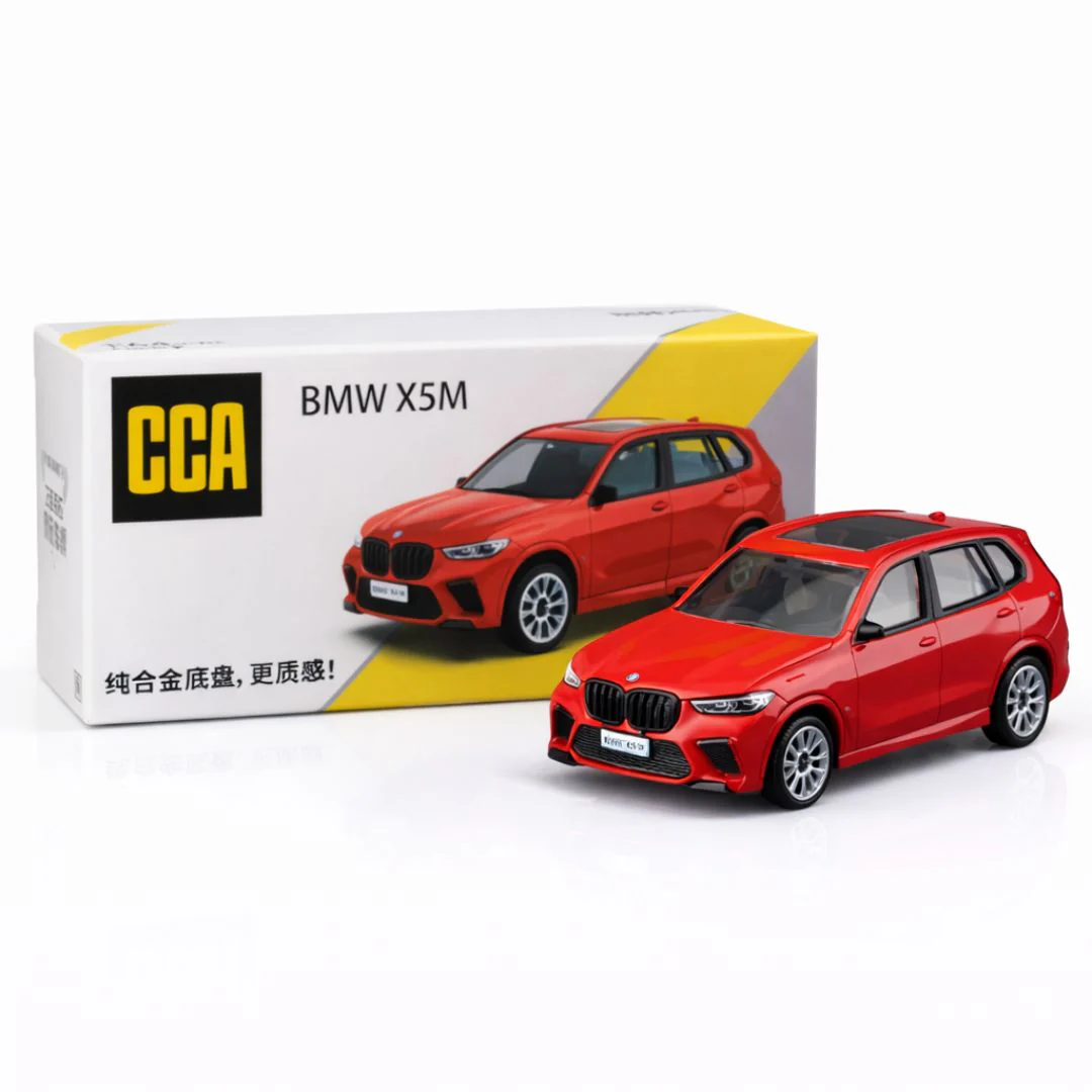 CCA BMW X5M 1:64 Scale Die-Cast Model Car | Red BMW X5M Miniature Collectible Car