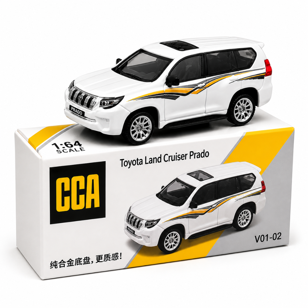 CCA Toyota Land Cruiser Prado Die-Cast Model Car 1:64 Scale V01-02