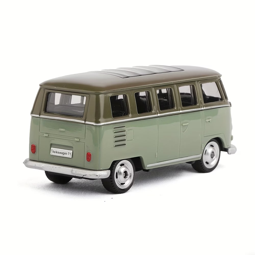 CCA Volkswagen T1 1:64 Scale Green Die-Cast Model Van | Vintage Volkswagen Bus Collectible