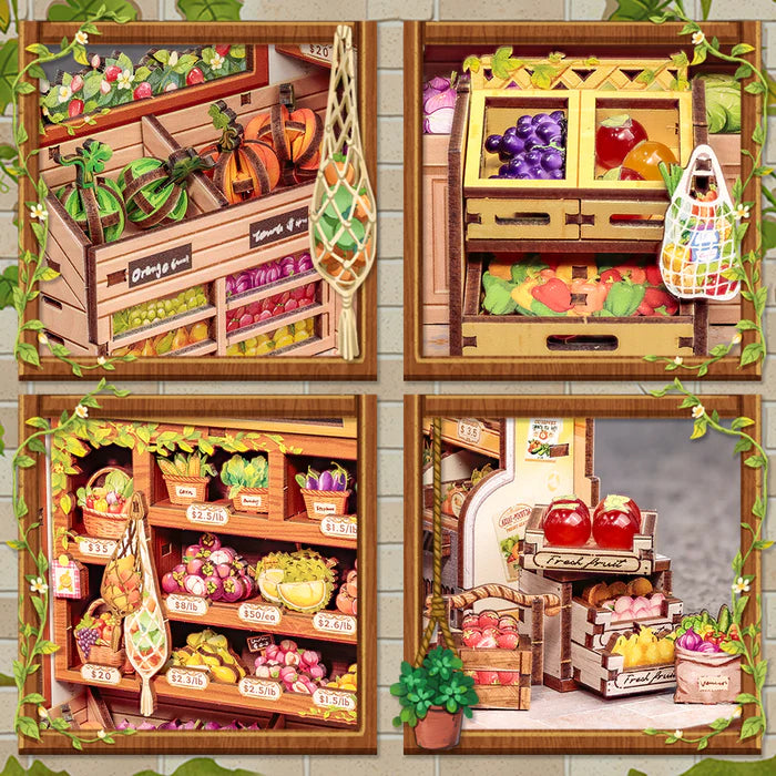 CUTEBEE DIY Book Nook Kit - The Greens' Grocery
