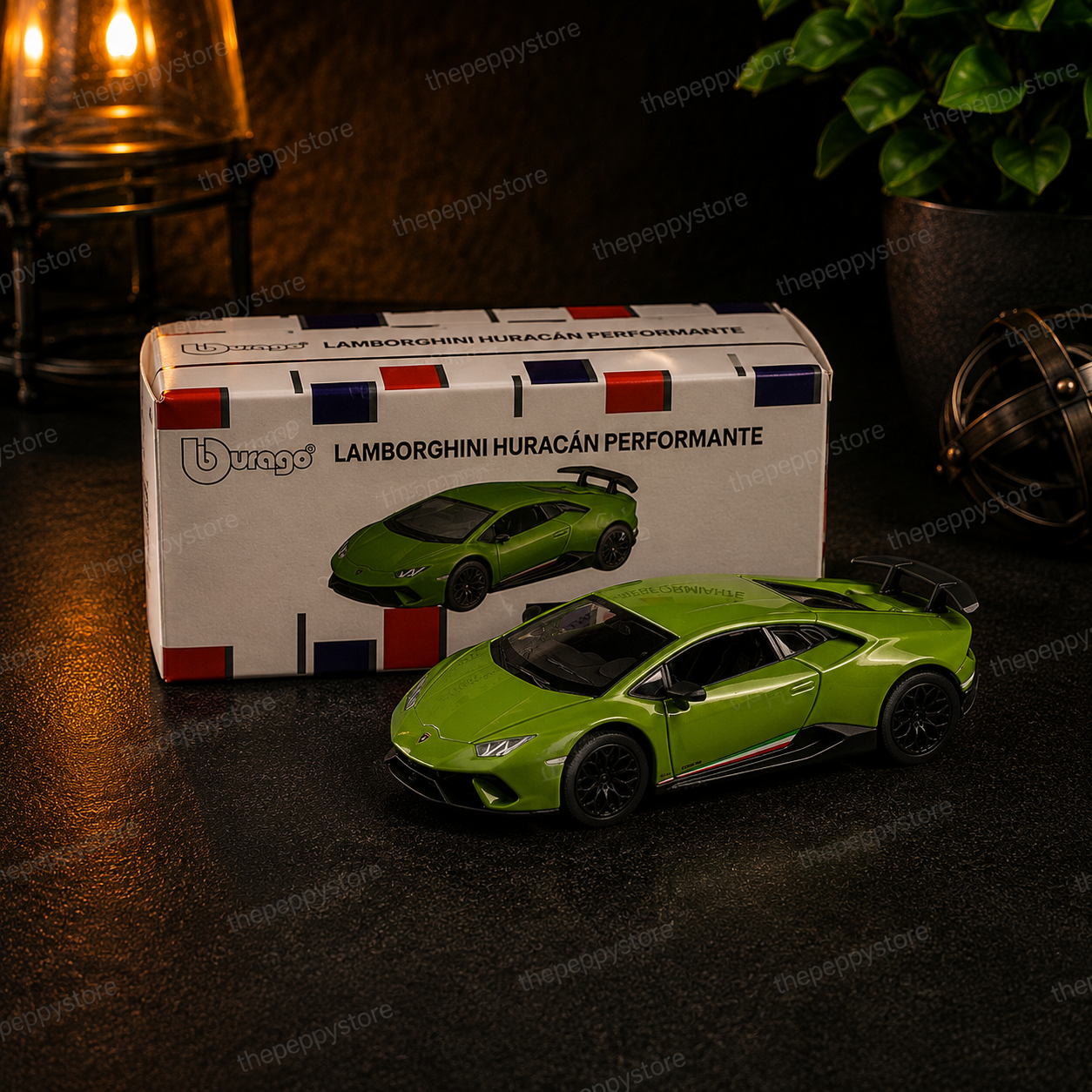 Official Bburago Lamborghini Huracan Perfomante - 1 : 64 Diecast Scale Model