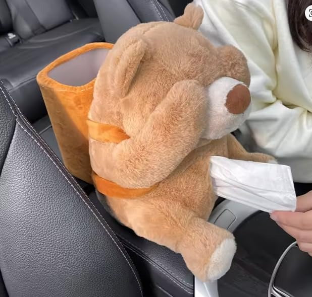 Cute Teddy Bear Tissue Holder