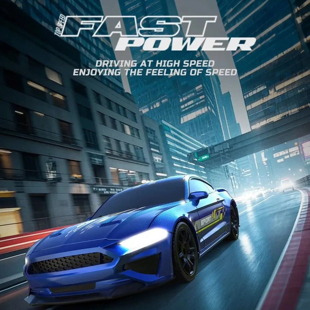 ENOZE 8500 Remote Control Drift Super 1:43 Scale 2.4GHZ , 15 km/hr , 4WD Fully Proportional Control, 7 Colours LED Lights, USB Rechargeable