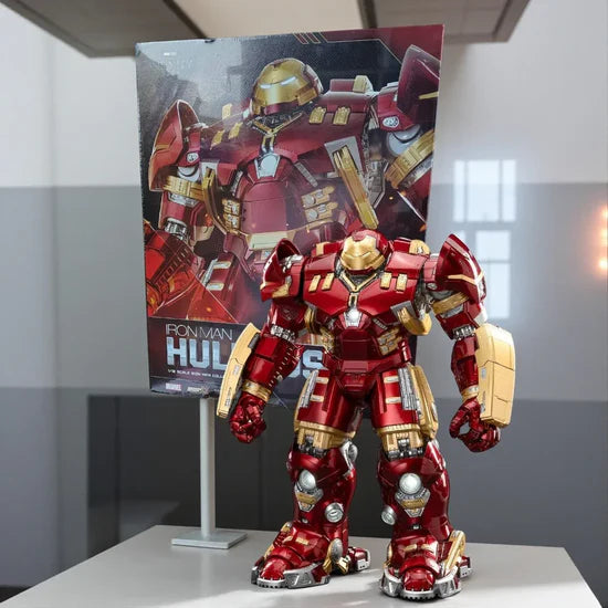 Marvel iron Man Mark 44 MK44 1:10 Scale Hulkbuster Collectible Action Figure With LED Light Function by ZD Toys