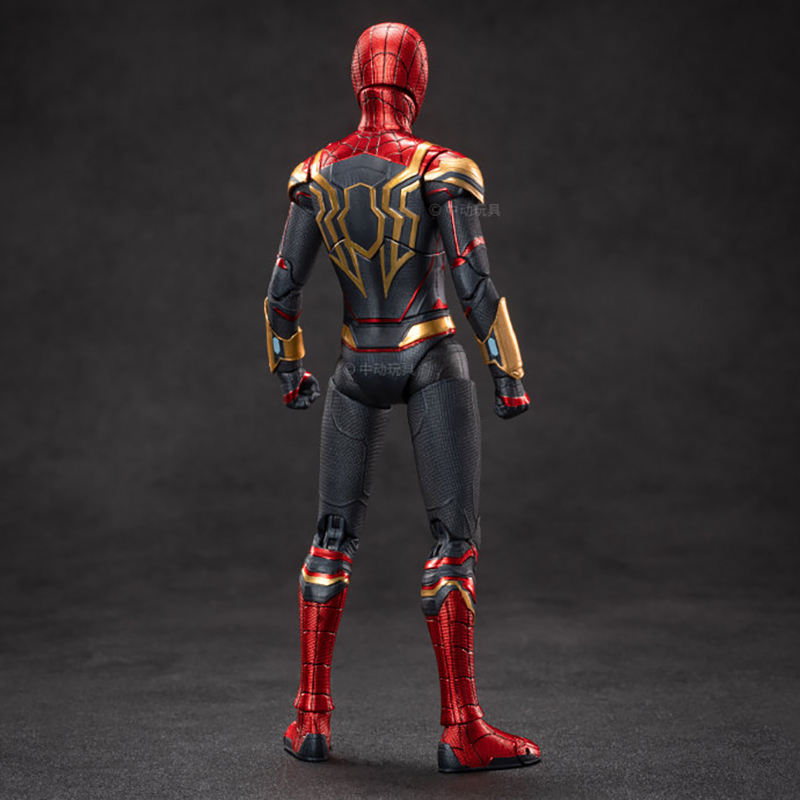 Marvel Studios Spider-Man No Way Home : 1:10 Scale Spiderman Upgraded Suit Figure by ZD Toys (Size-7 Inch)