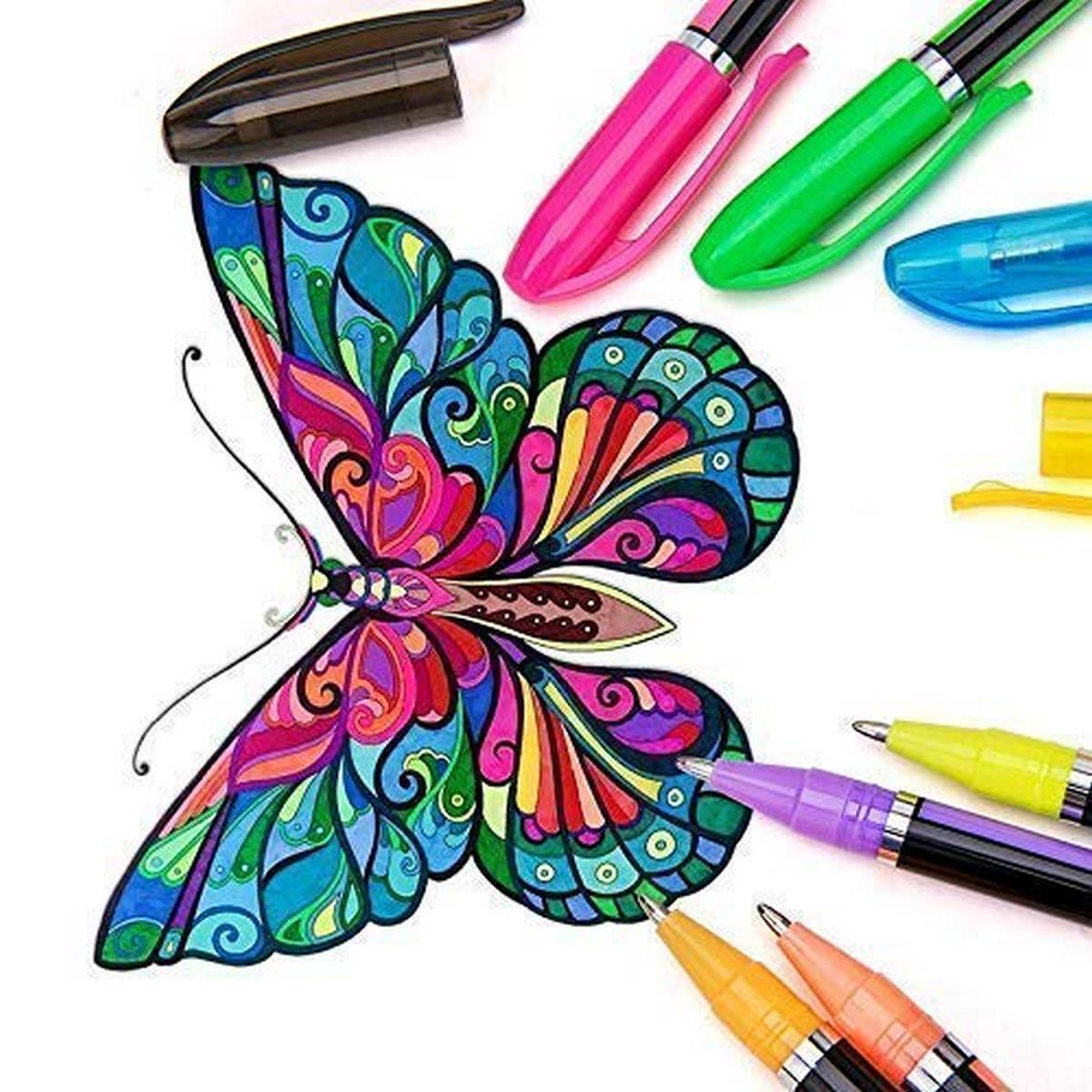 Zuixua Neon Colour Pens 36 Pc Set