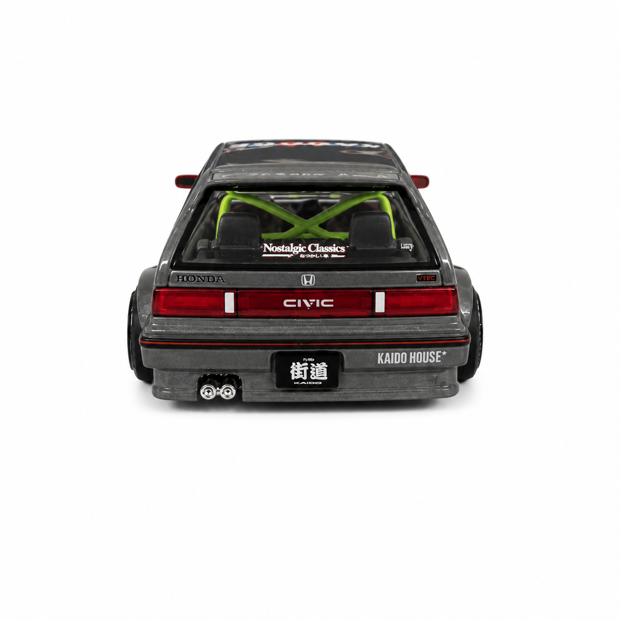 RARE Silver Chase Model – Kaido House x MINI GT Honda Civic EF Kaido Works V2 #156 1:64 Diecast (New, Open Box)