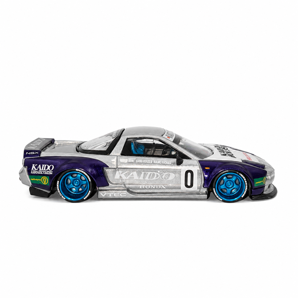 RARE Chase Model – Kaido House x MINI GT Honda NSX Kaido Racing V2 Silver Chase #173 1:64 Diecast (New, Open Box)