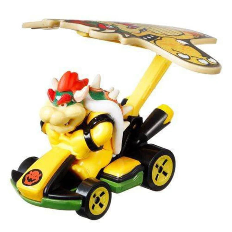 Hot Wheels Mario Kart Bowser Standard Kart Bowser Kite Glider 1:64 diecast collector car (image 2)