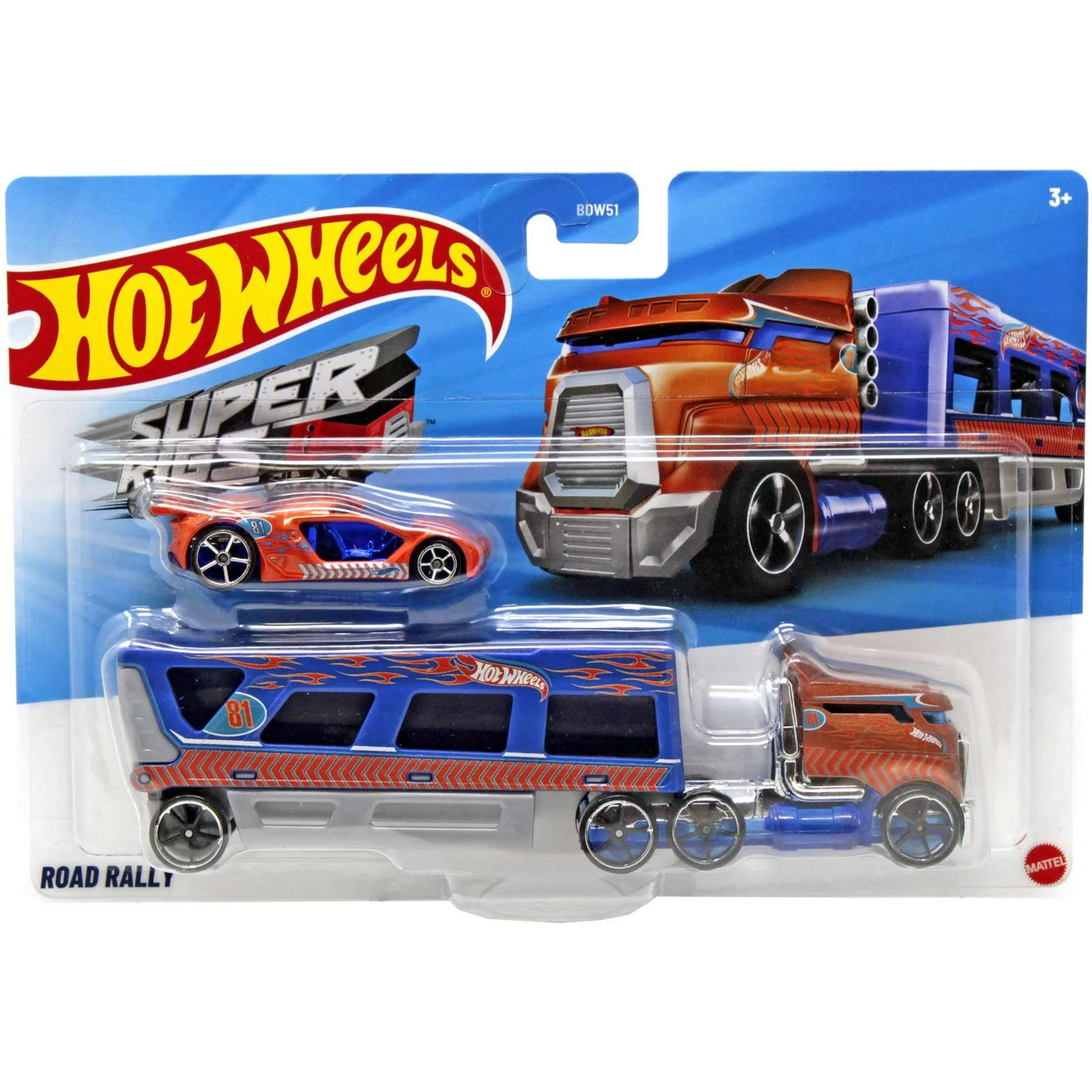 Hot Wheels 2025 Super Rigs Trucks - Set Of 6