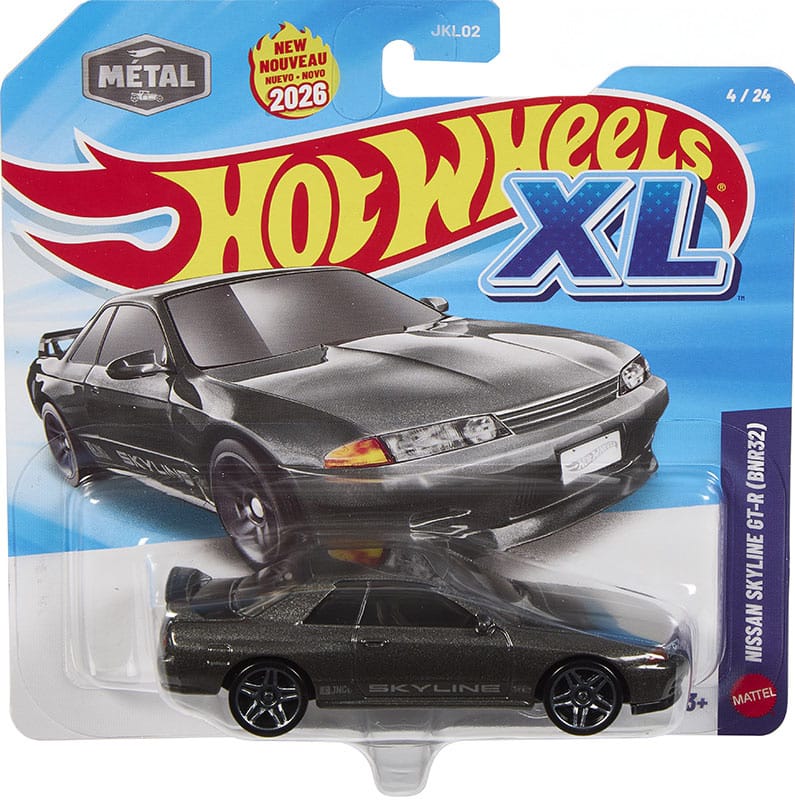 Hot Wheels 2026 Imported Scale 1:43 Premium Vehicle Exclusive Collection - Nissan Skyline GT-R (BNR32)