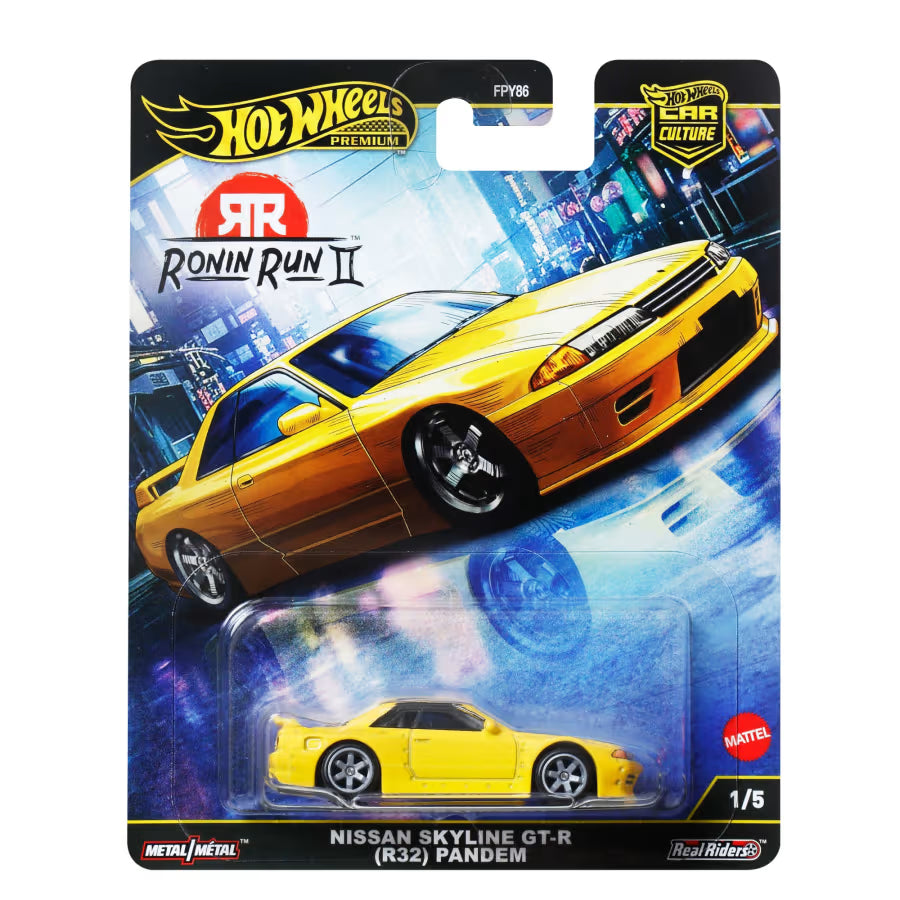 HotWheels Scale 1:64 Premium Car Culture Ronin Run 2: Nissan Skyline G