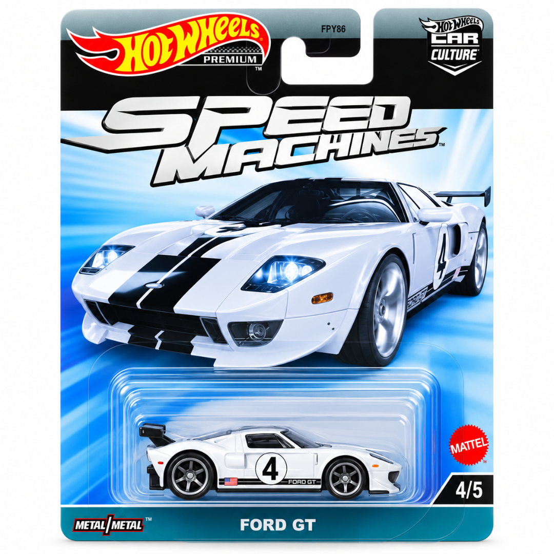 Hot Wheels Imported 2023 Premium Car Culture Speed Machines Complete Set of 5 – 1:64