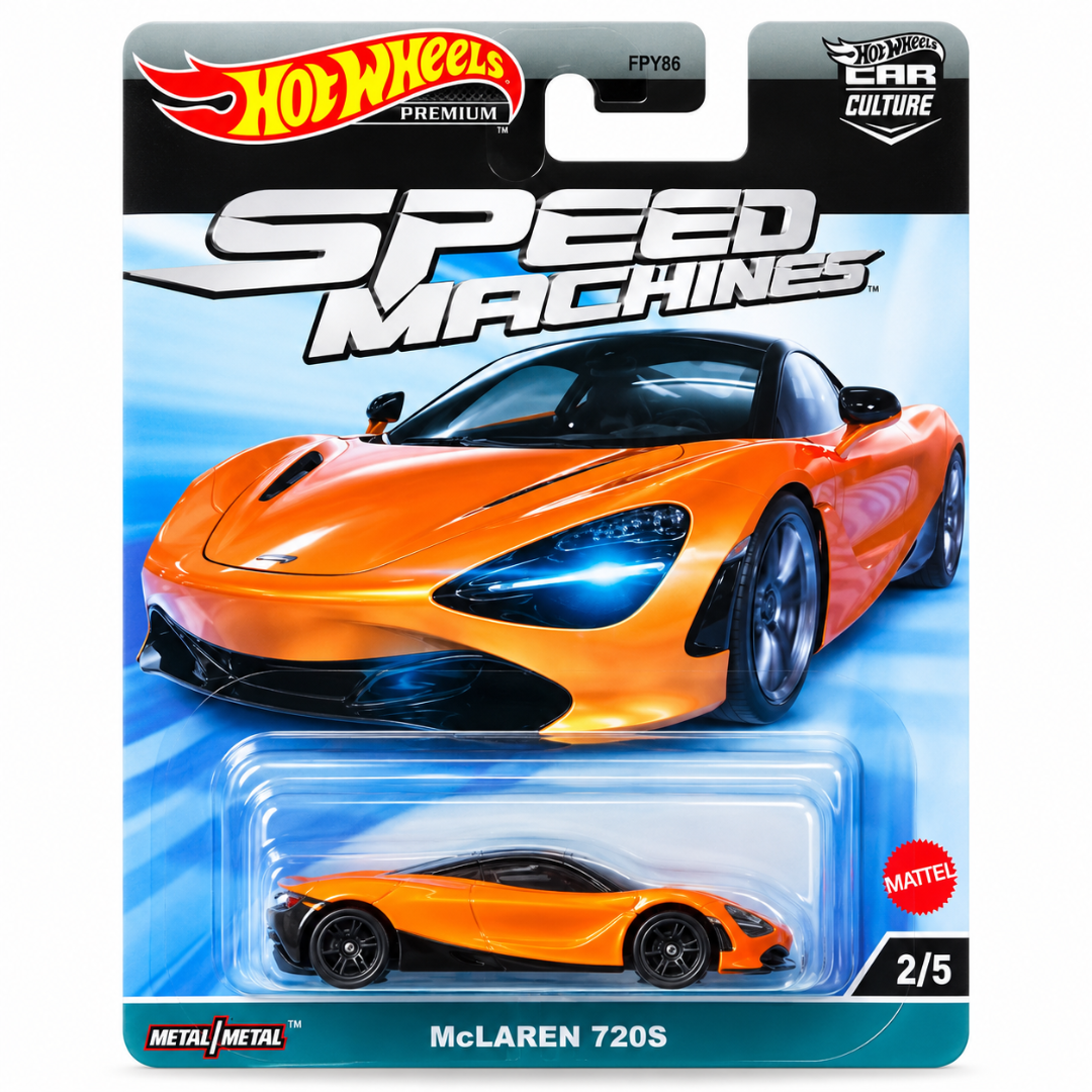 Hot Wheels Imported 2023 Premium Car Culture Speed Machines Complete Set of 5 – 1:64