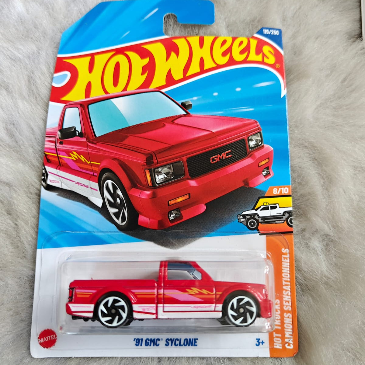 Hot Wheels P Case Vehicle Collection - '91 GMC' Syclone 1:64 Scale Diecast Model Car